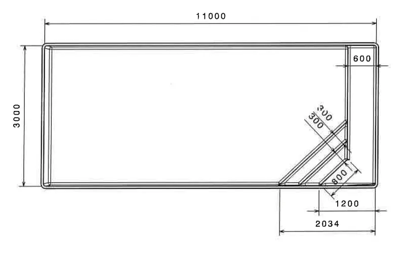 Plan-1-couloir-de-nage-piscine-coque Plan piscine coque PID couloir de nage