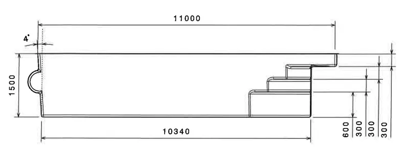 Plan-2-couloir-de-nage-premium-piscine-coque plan piscine coque PID couloir de nage premium